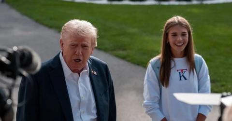 image of kai trump and Donald trump