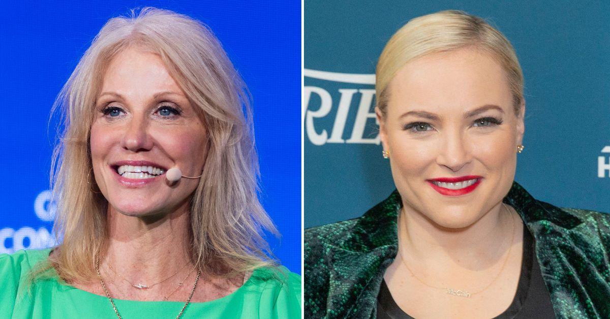 Composite photo of Kellyanne Conway and Meghan McCain.