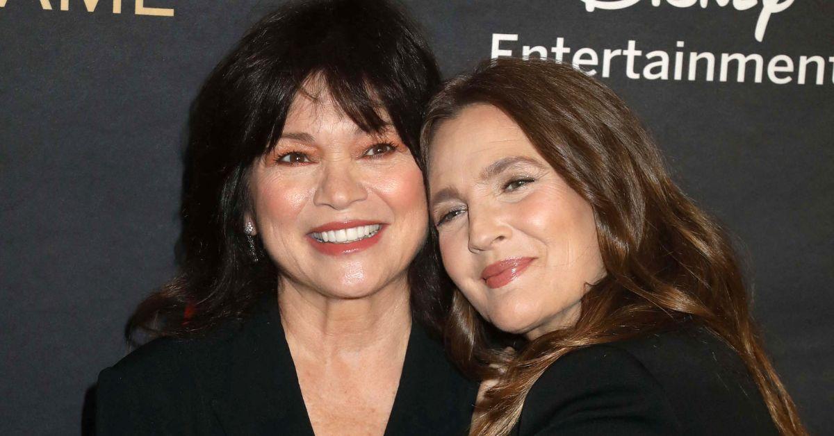 image of Drew Barrymore shared a similar experience to Valerie Bertinelli.