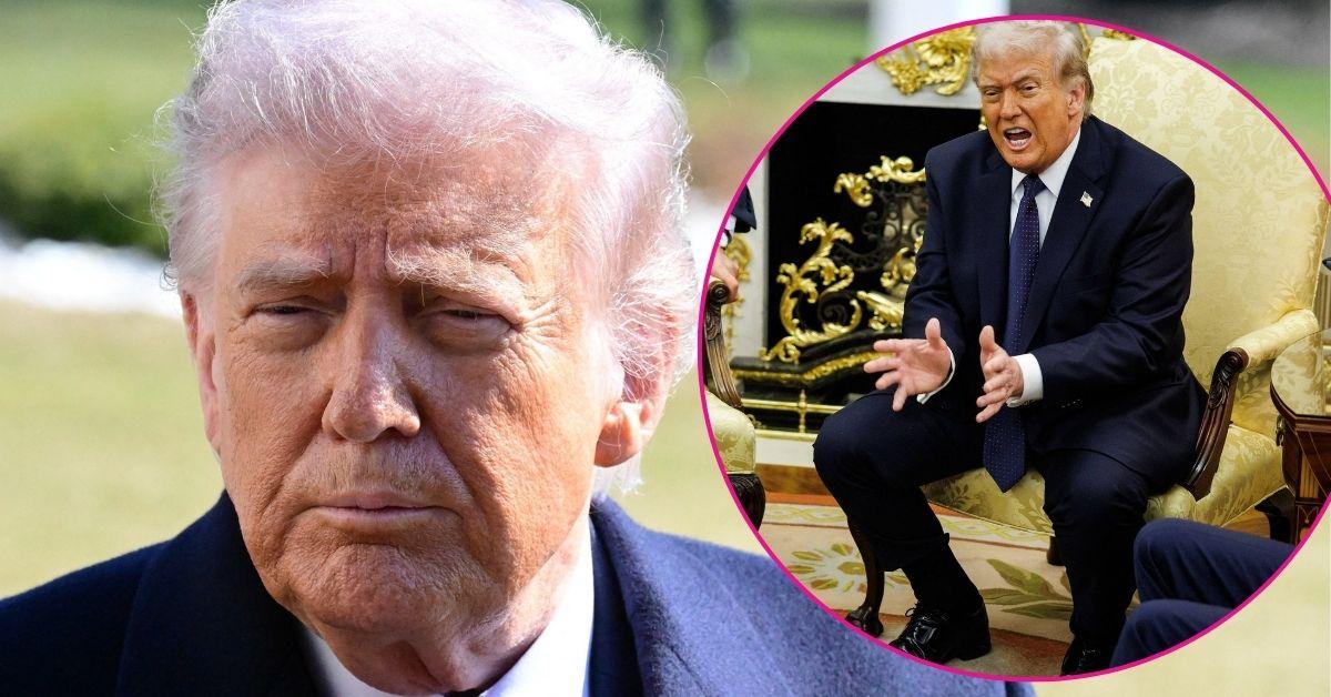 donald trump swollen ankles meeting