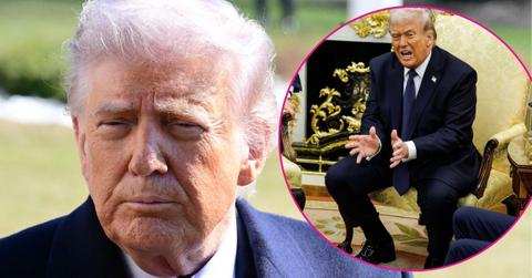 donald trump swollen ankles meeting