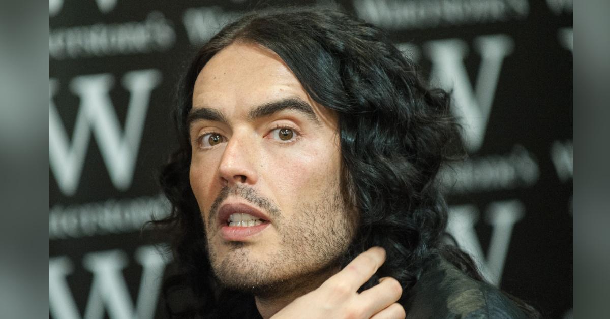 russell brand exposed himself woman workplace joked radio show