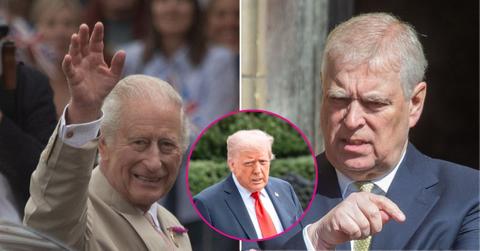 Composite Photo of King Carles, Prince Andrew and Prince Charles