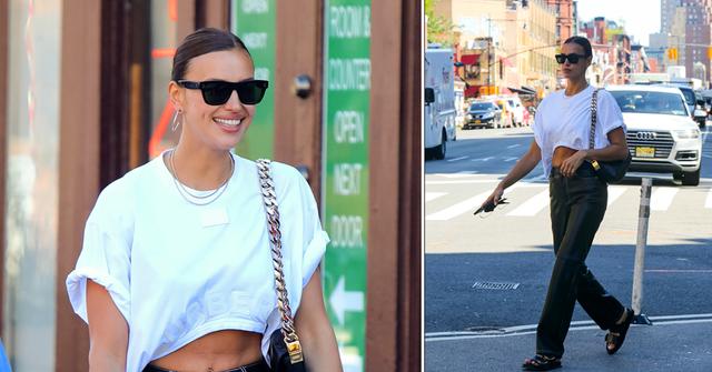 irina shayk seen in nyc