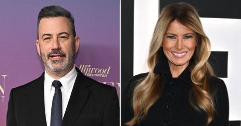 Photo of Jimmy Kimmel and Melania Trump