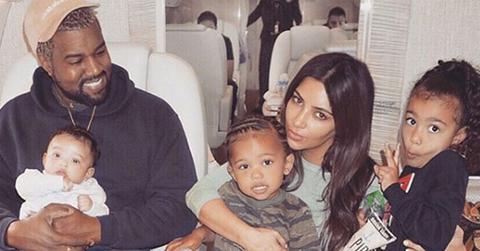 Kim karadshian family photo kanye west chicago