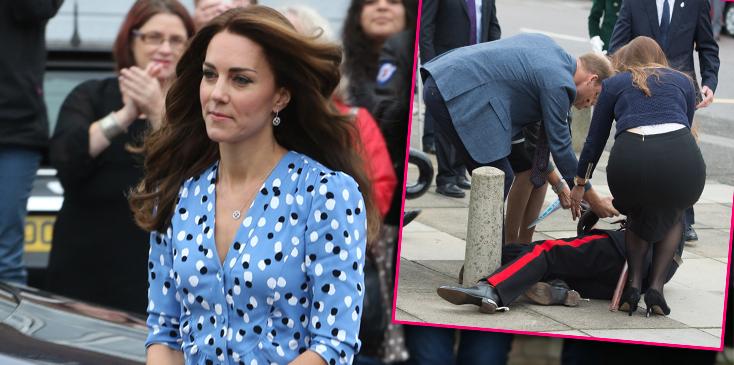 prince william and kate middleton helping old man