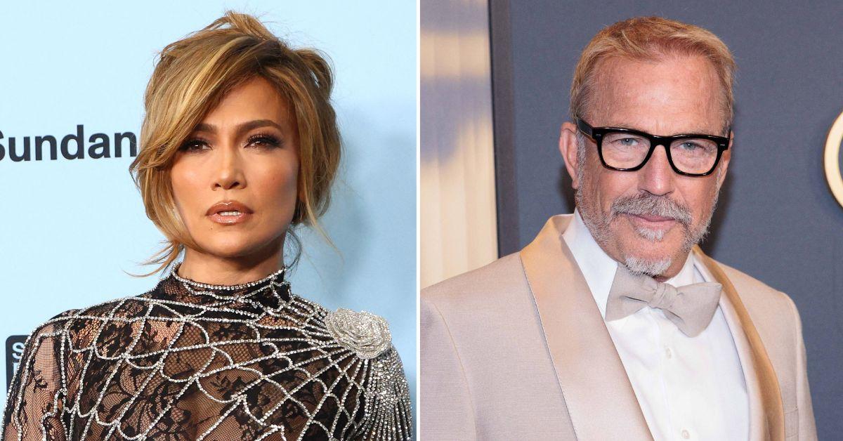 Composite photo of Jennifer Lopez and Kevin Costner. 