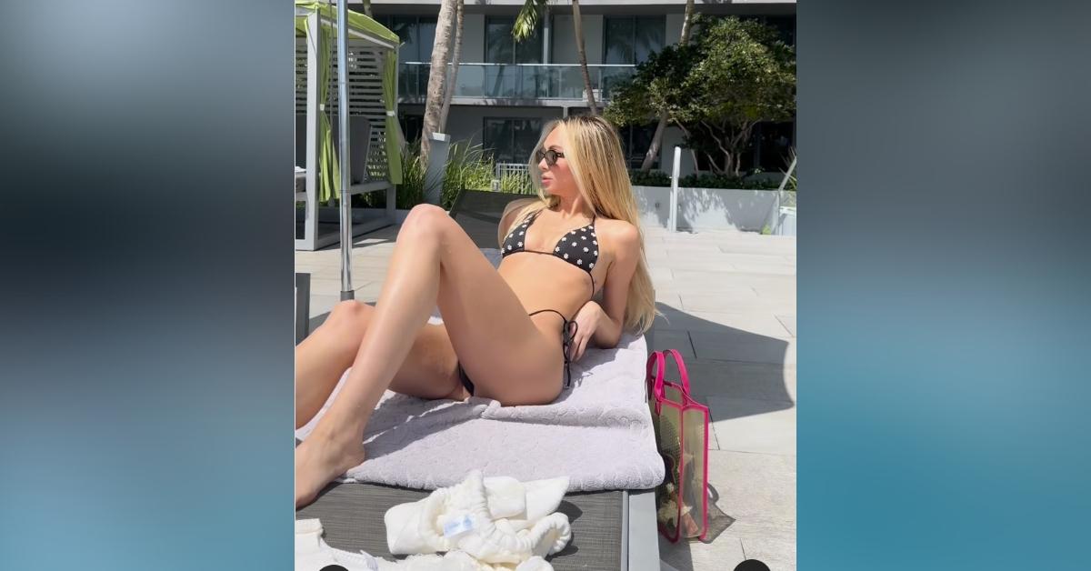 The Bachelor's Corinne Olympios Flaunts Her Figure In String Bikini: Watch