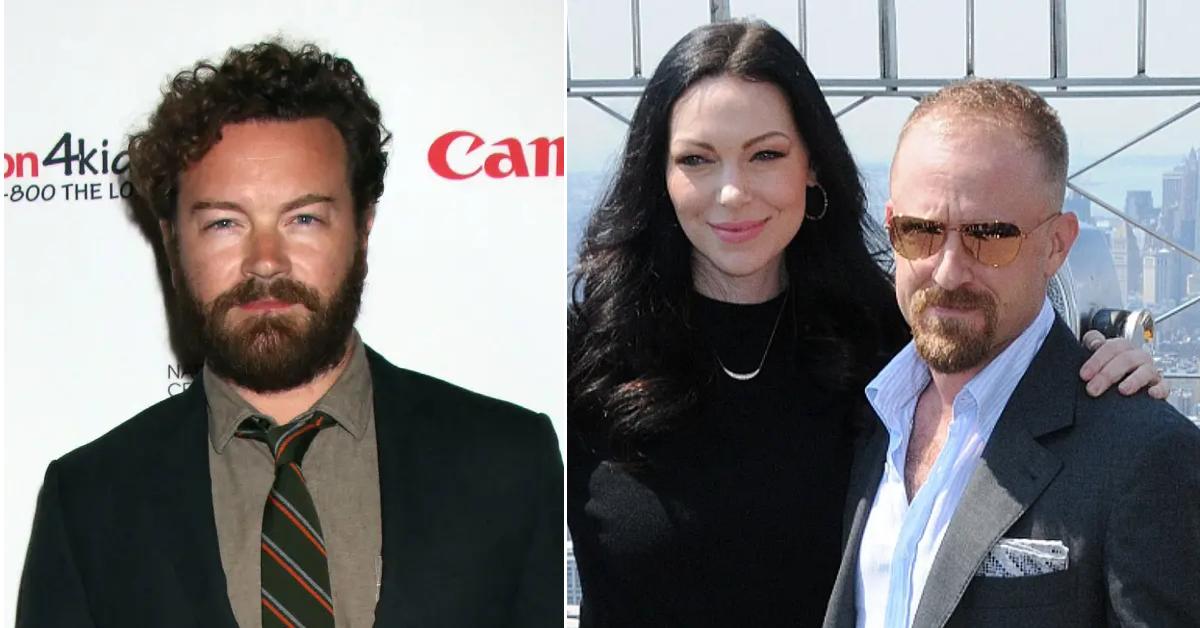 Photo of Danny Masterson; picture of Laura Prepon and Ben Foster.