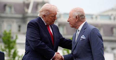 Photo of Donald Trump and King Charles III.