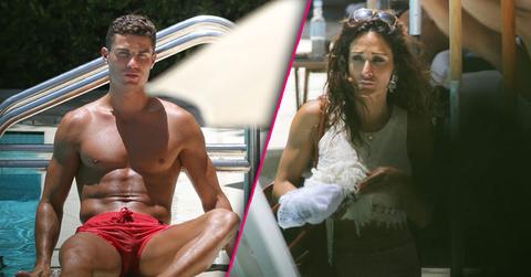 cristiano ronaldo shirtless mystery woman pics