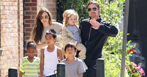 Brad PItt and their whole family go for a Sunday Stroll in New Orleans