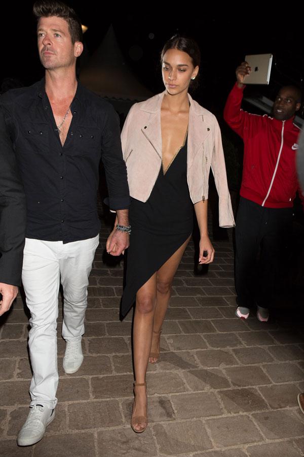 Robin Thicke And April Love Geary Wow In Cannes While Paula Paula ...