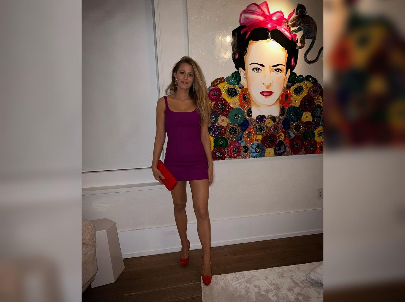 Blake Lively draws Christian Louboutin heels on photo of herself with Ryan  Reynolds