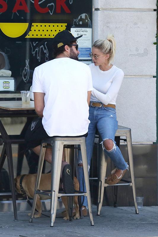 *EXCLUSIVE* Brody Jenner and his fiancee Kaitlynn Carter look casual as they grab lunch