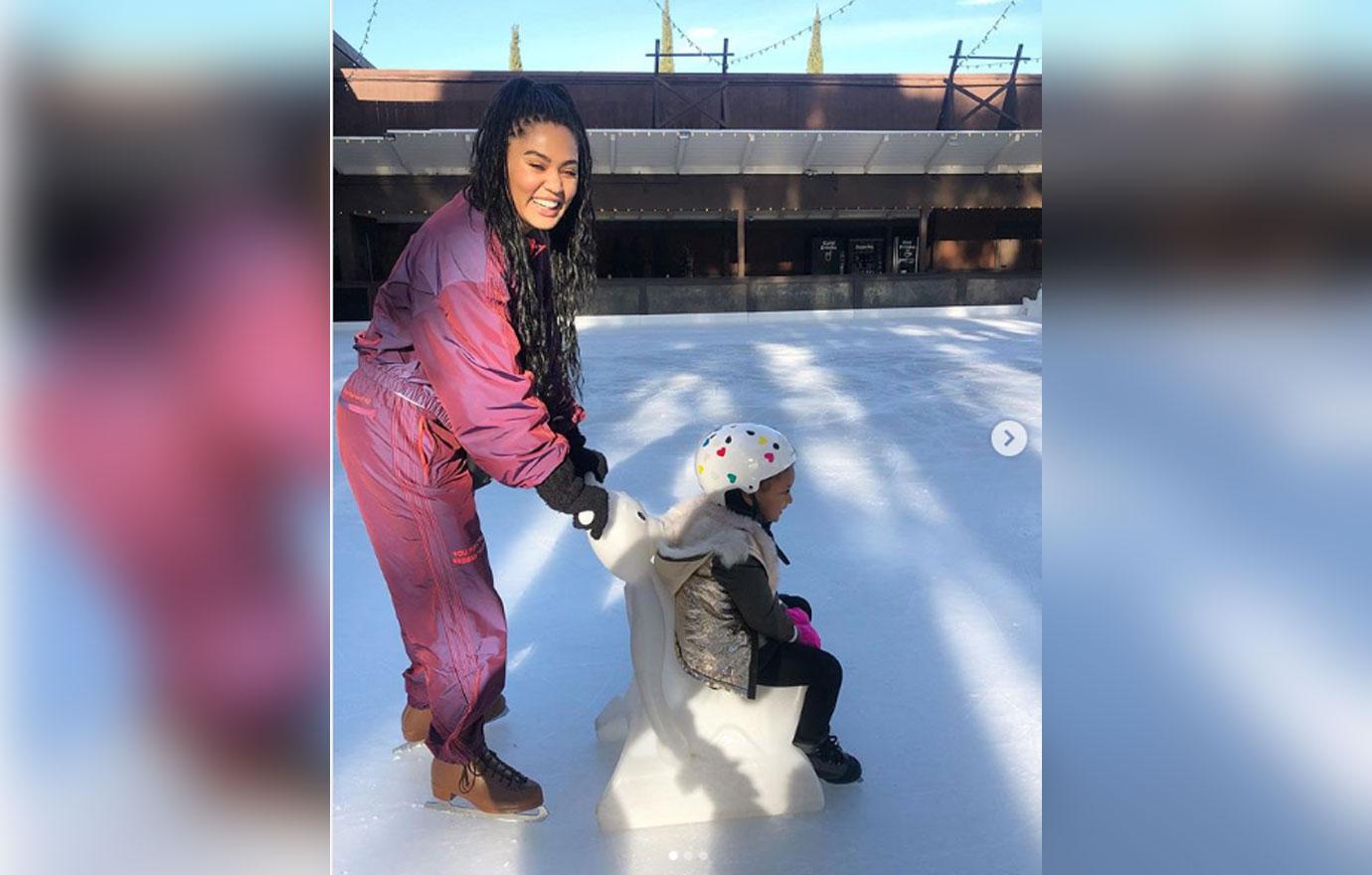 Ayesha Curry Shares Ice Skating Pics With Daughter Ryan To Instagram