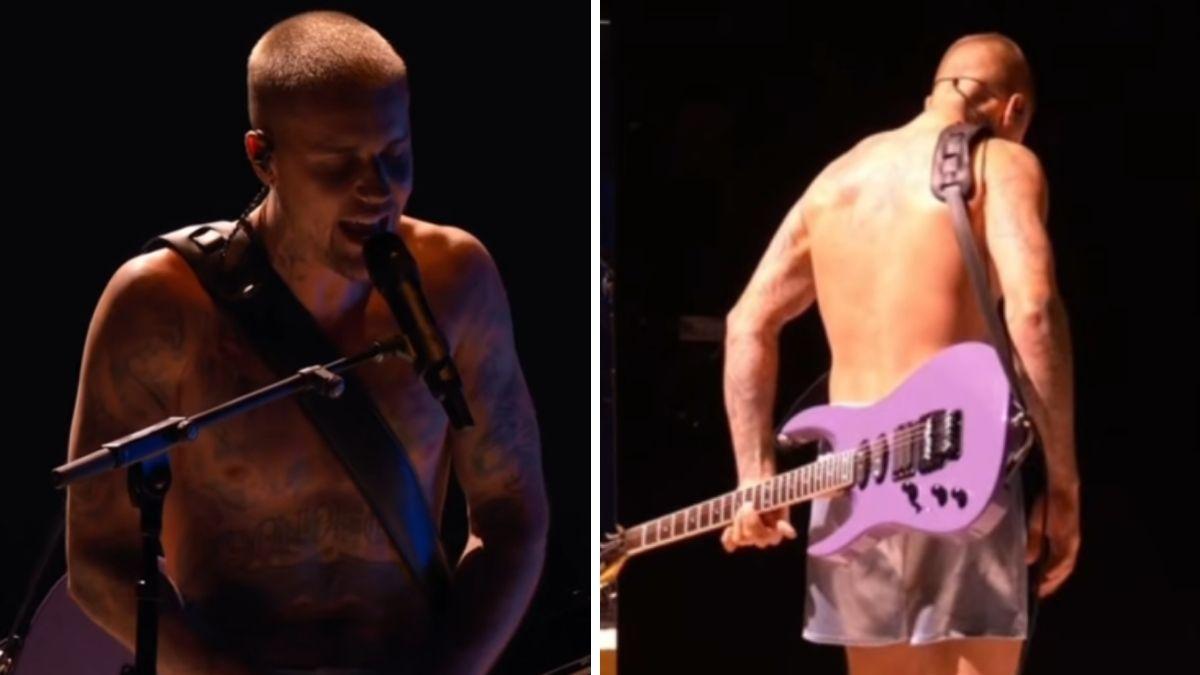 image of Fans noticed a back tattoo resembling Hailey Bieber.