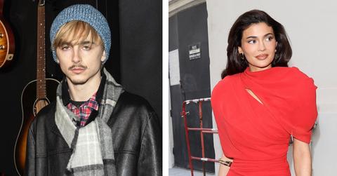 Photo of Timothée Chalamet and Kylie Jenner.