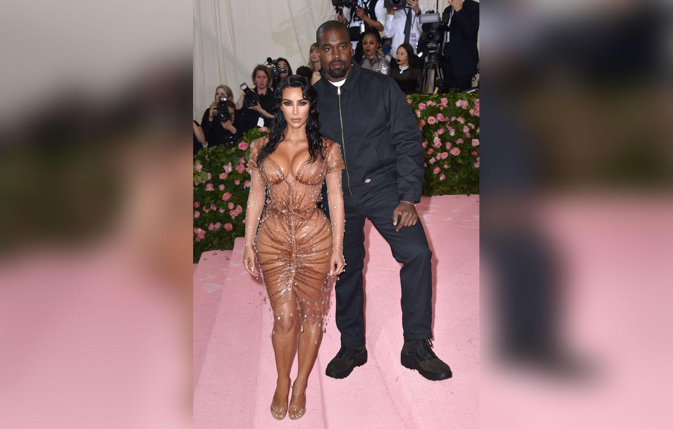 Kim And Kanye West At The Met Gala