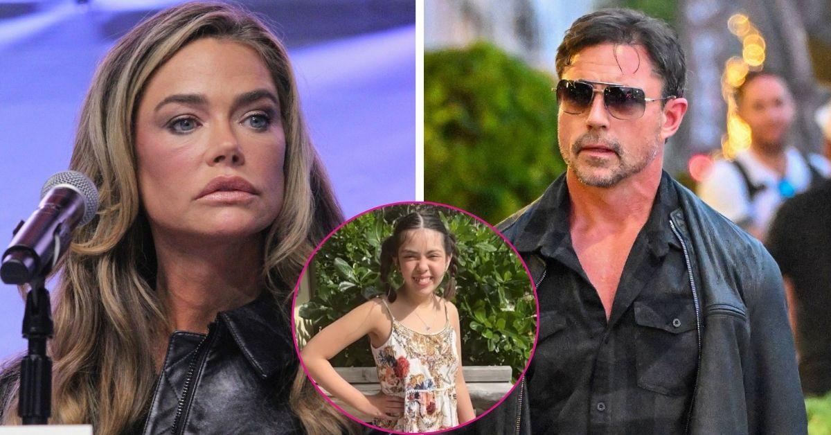 composite photo of denise richards, eloise richards and aaron phypers