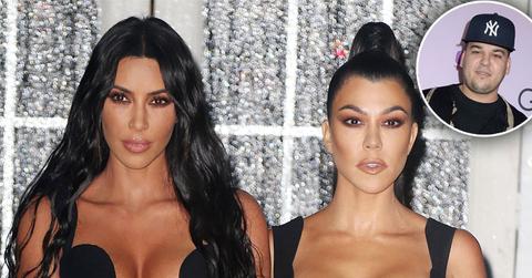 Kim Kardashian Jokes Kourtney Got A Hickey From Their Brother Rob