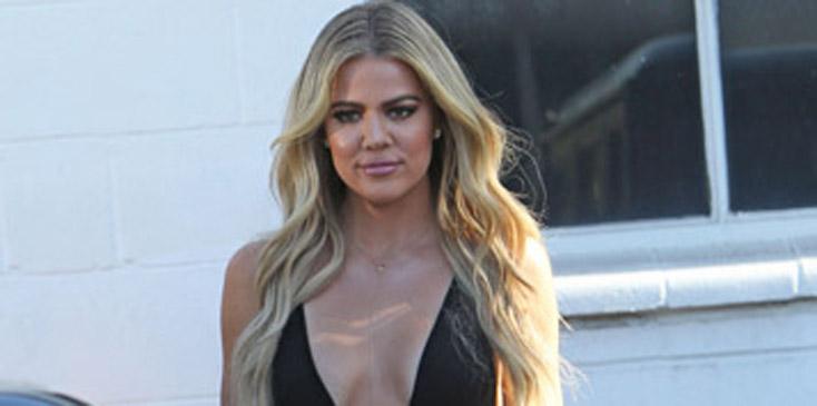 Khloe Kardashian Leaves Little to The Imagination At Studio in LA