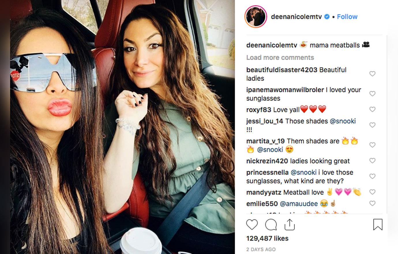 'Jersey Shore' Nicole and Deena Enjoy a 'Mama Meatballs' Day Out