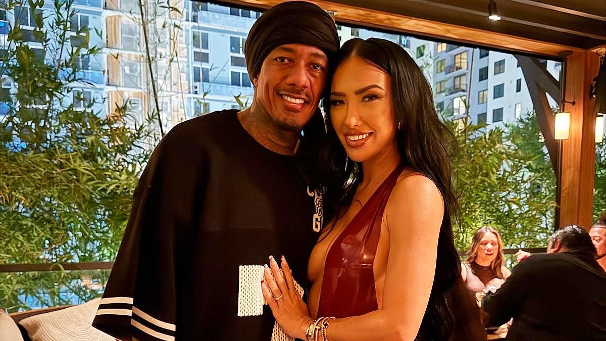nick cannon and bre tiesi at yamashiro miami on friday may