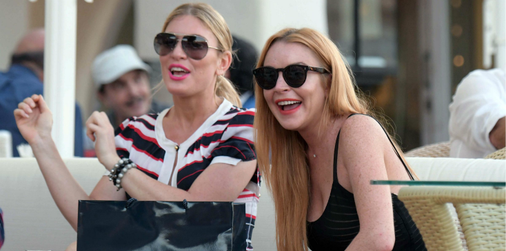 Lindsay lohan pregnant broken up Egor Tarabasov h