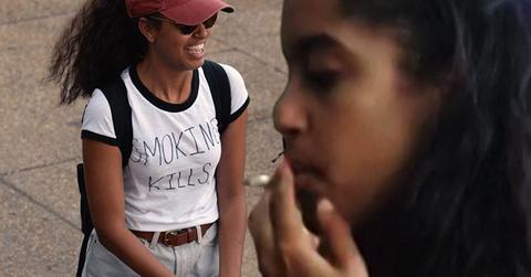 malia obama smoking