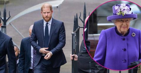 image and isn't of prince harry and queen