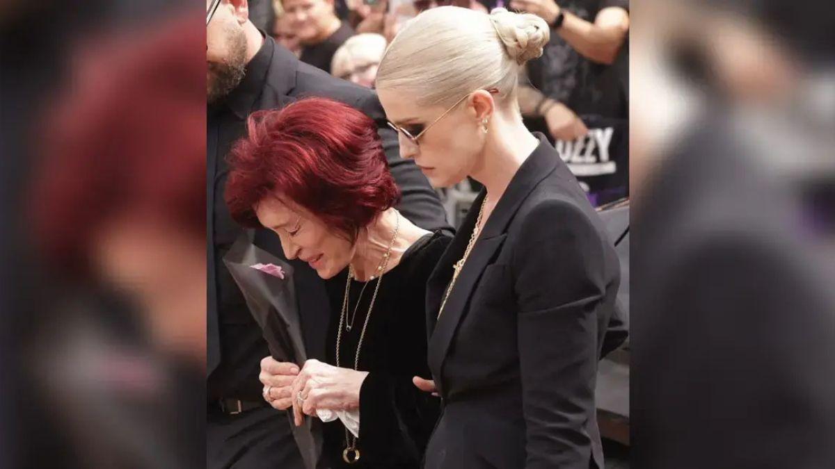 Photo of Sharon Osbourne and Kelly Osbourne were touched by how Ozzy Osbourne's fans reacted to his death.