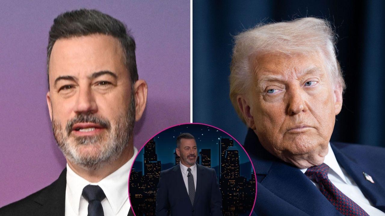 Composite photo of Jimmy Kimmel & Donald Trump