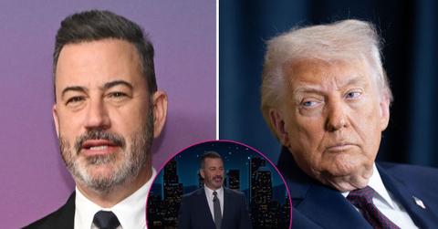 Composite photo of Jimmy Kimmel & Donald Trump
