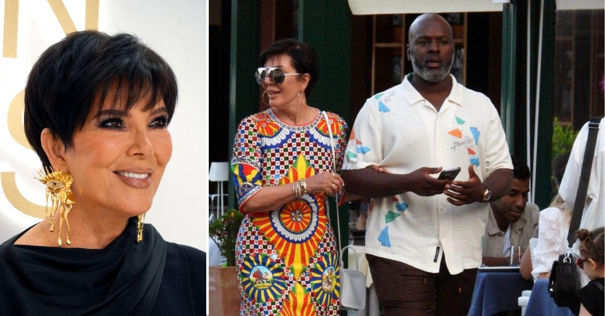 Kris Jenner's monogram tote and luggage take logo bags to the next level