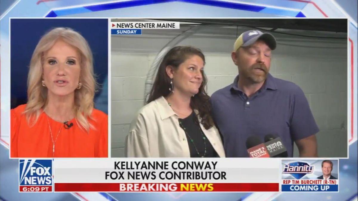 Photo of Kellyanne Conway criticized Graham Platner's campaign in Maine's Senate race.
