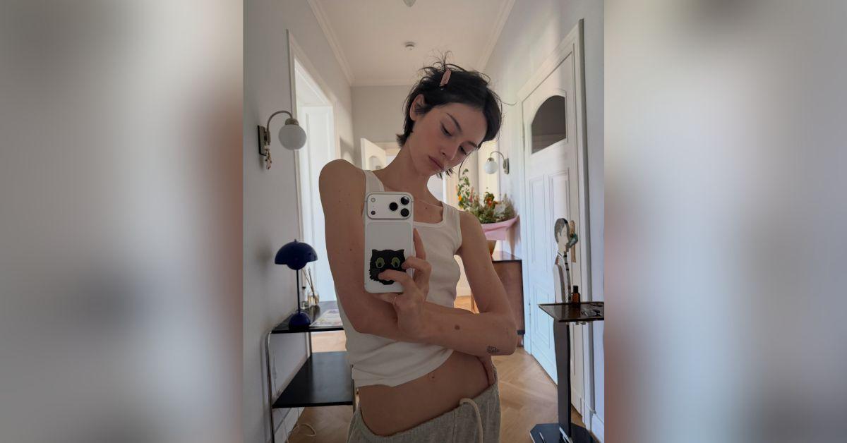image of The post also included childhood photos, giving fans a nostalgic look at her life alongside recent glamorous images.