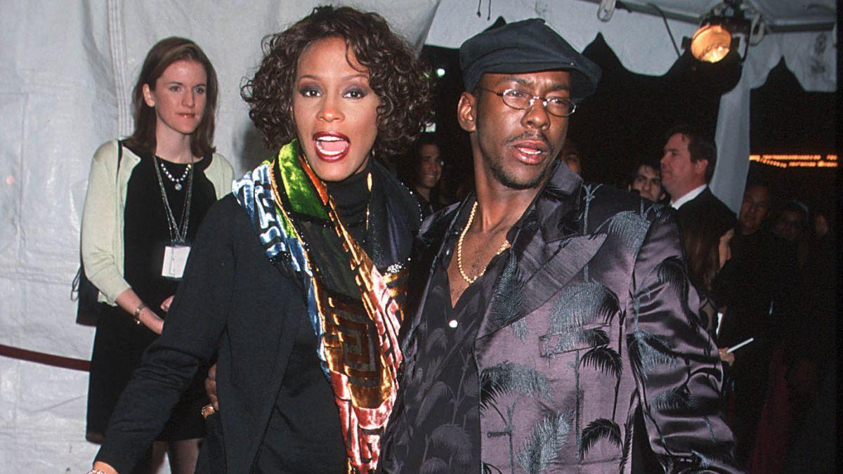 Whitney Houston with Bobby Brown