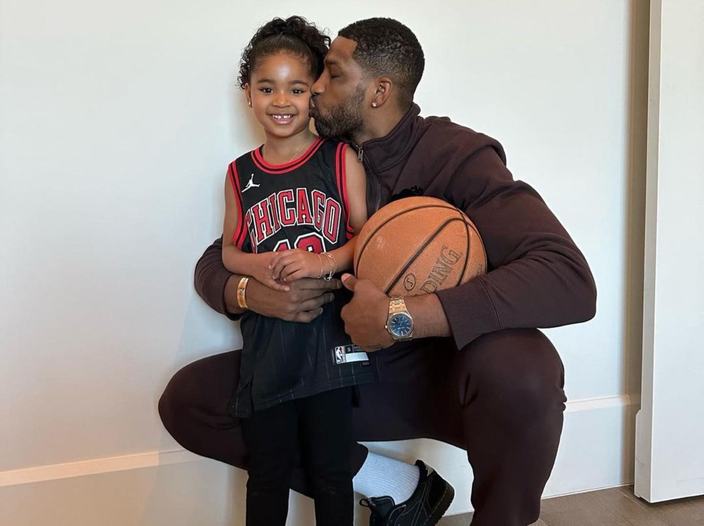 True Thompson Proves She's Already a Basketball Fan & Tristan Approves