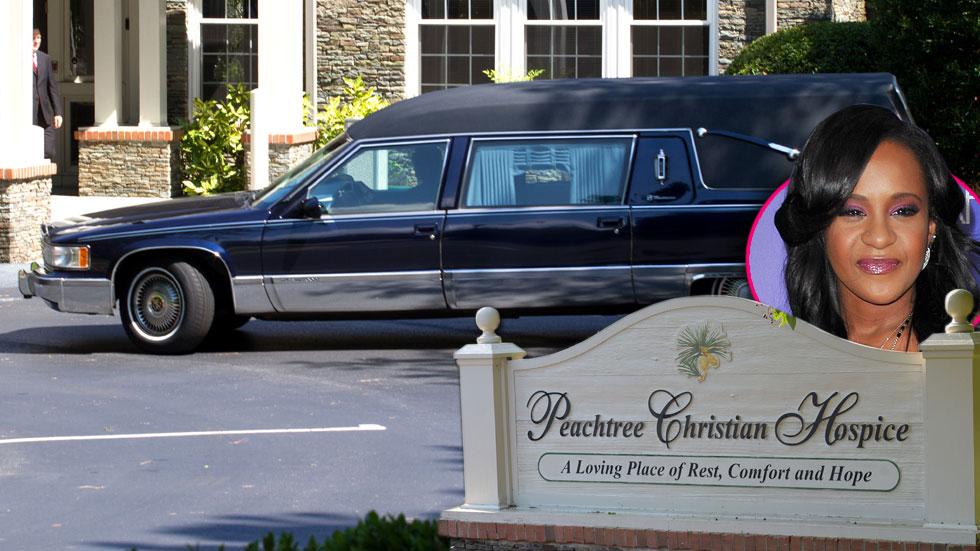 Bobbi kristina brown condition hospice hearse