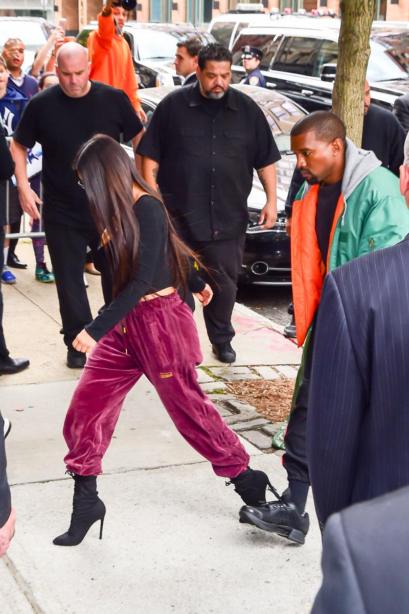 Kim kardashian kanye west together first time out public paris robbery mental breakdown 01