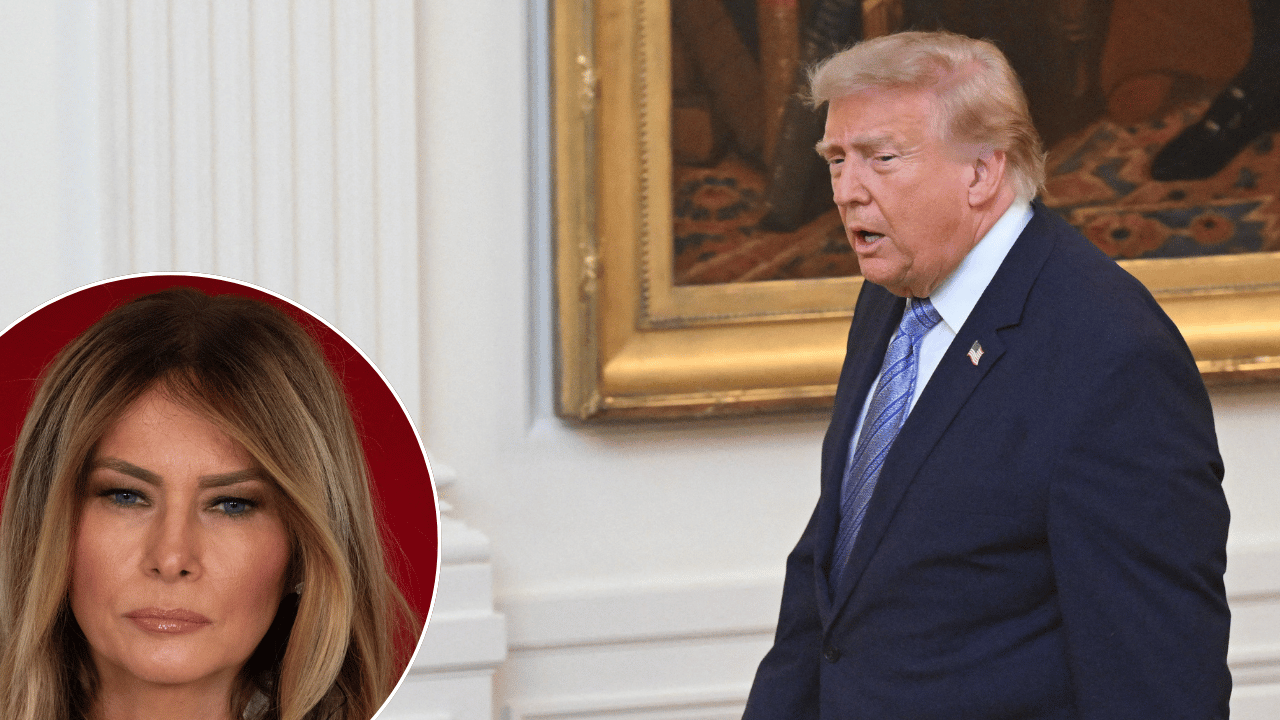 Image of Melania Trump's public appearances have been scarce throughout Donald Trump's second term.