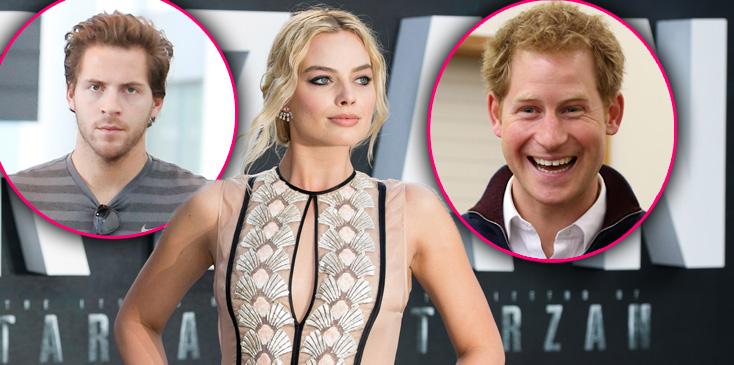 margot robbie boyfriend jealous prince harry