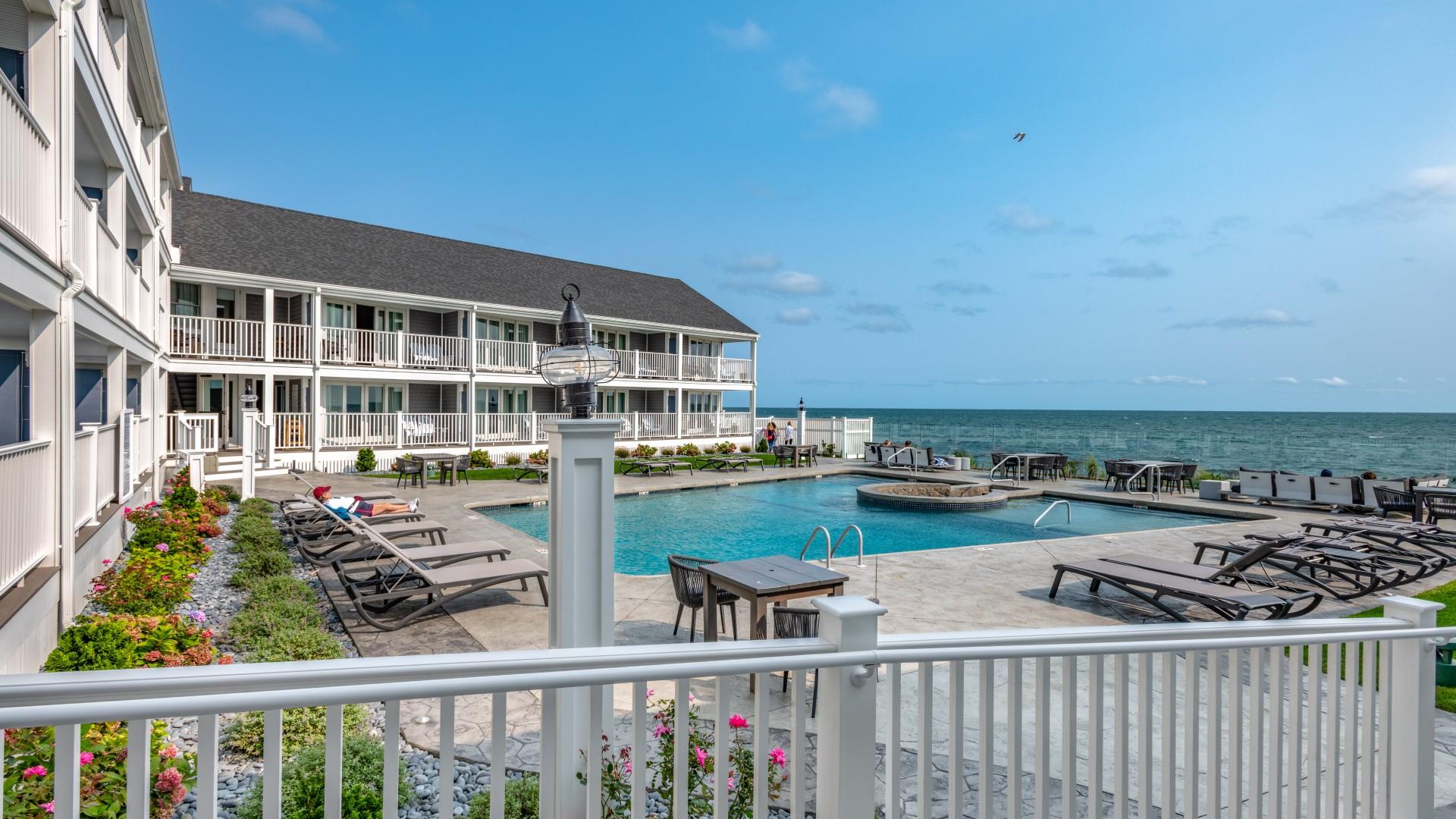 Photo of the pool at Pelham House Resort.
