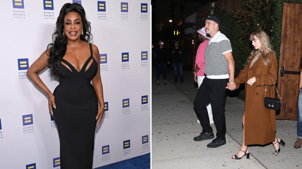 Image of Niecy Nash said Taylor Swift and Travis Kelce's wedding featured games that gave guests a chance to win prizes.