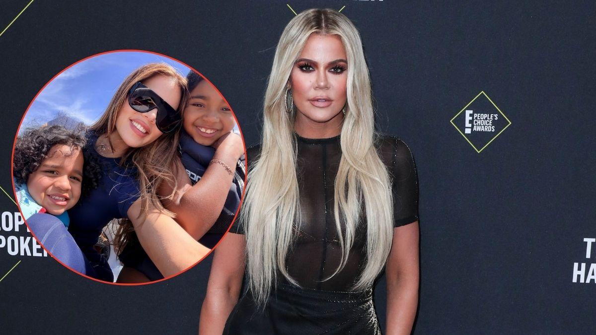 Split Photo of Khloé Kardashian