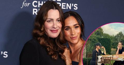 Split of Kelly McKee Zajfen and Meghan Markle; Instagram photo of the two friends.