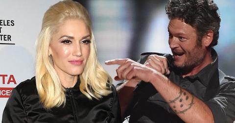 Blake shelton dating gwen stefani flirting