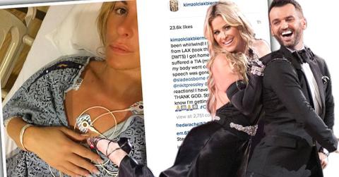 Kim Zolciak stroke dancing with the stars